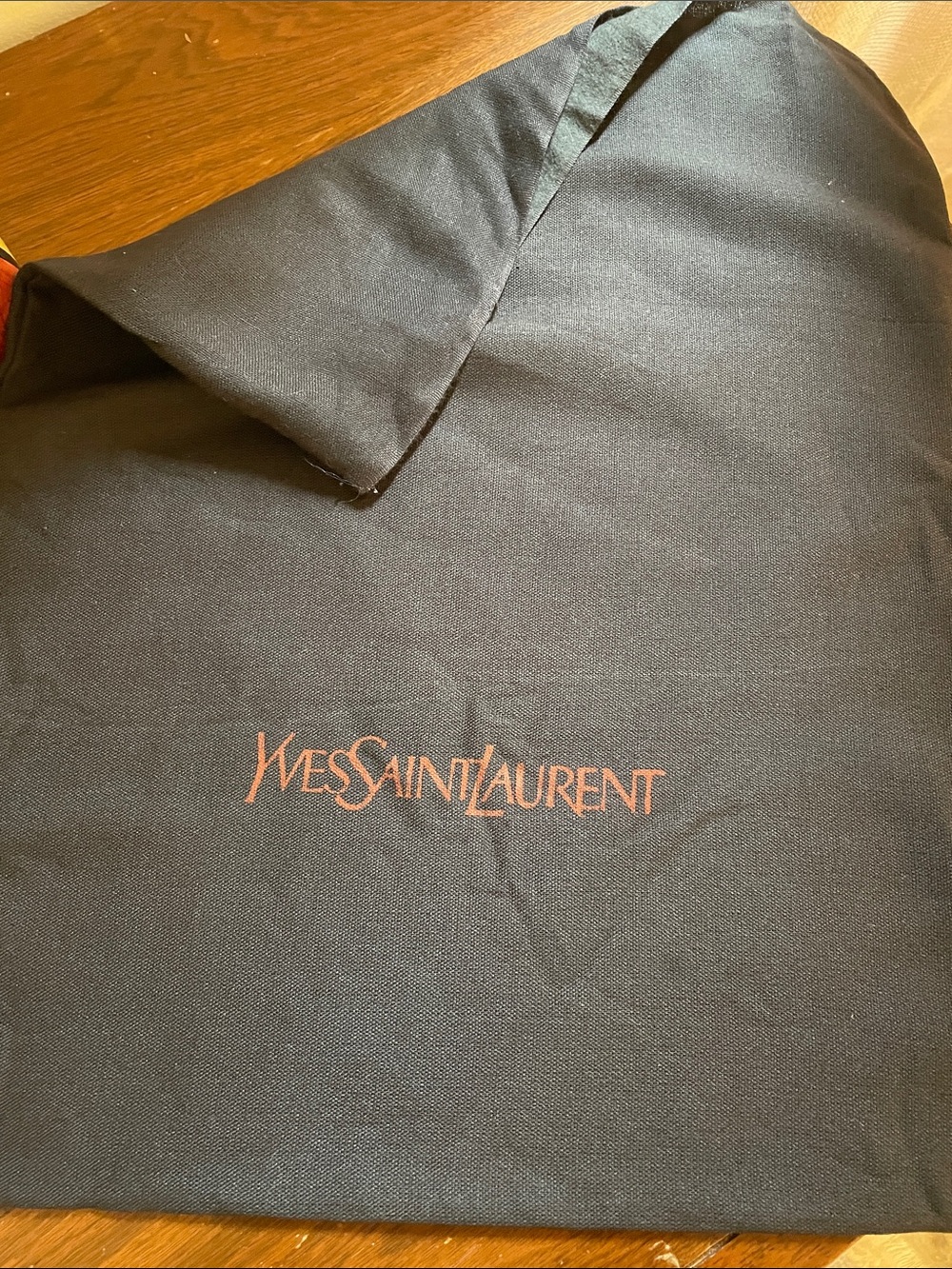 Yves Saint Laurent Black Dust Bag with Logo